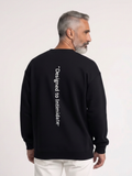 Sweat-shirt oversize « Conçu pour intimider »