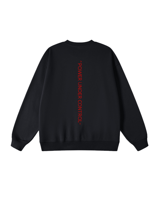 'Power Under Control' Oversized Sweatshirt