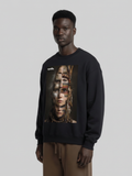 Sweat-shirt oversize « Vous êtes tous illégaux »