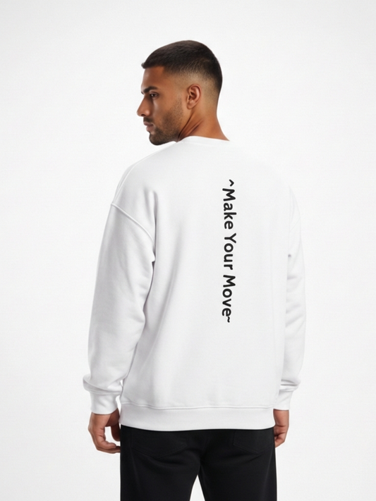 Sweat-shirt oversize « Faites votre choix »