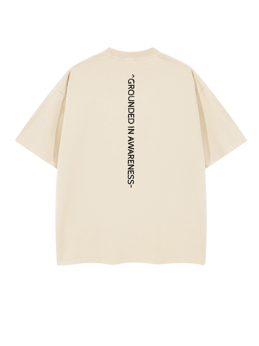 'Grounded In Awareness' Oversized T-shirt