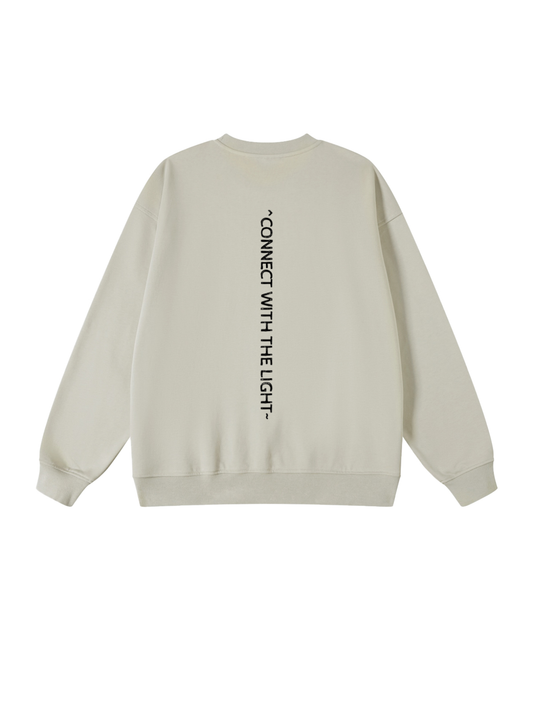 'Connect With The Light' Oversized Sweatshirt