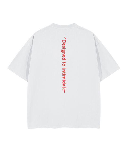 'Designed to Intimidate' Oversized T-Shirt