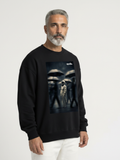 Sweat-shirt oversize « Ancré dans la conscience »