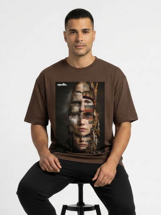 T-shirt oversize « Vous êtes tous illégaux »