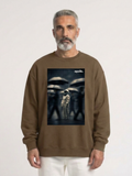 Sweat-shirt oversize « Ancré dans la conscience »