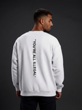 Sweat-shirt oversize « Vous êtes tous illégaux »
