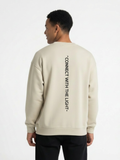 Sweat-shirt oversize « Connect With The Light »