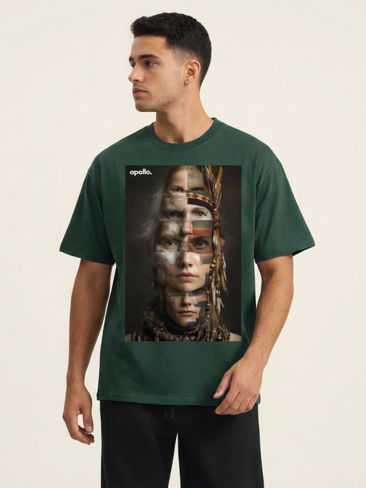 T-shirt oversize « Vous êtes tous illégaux »