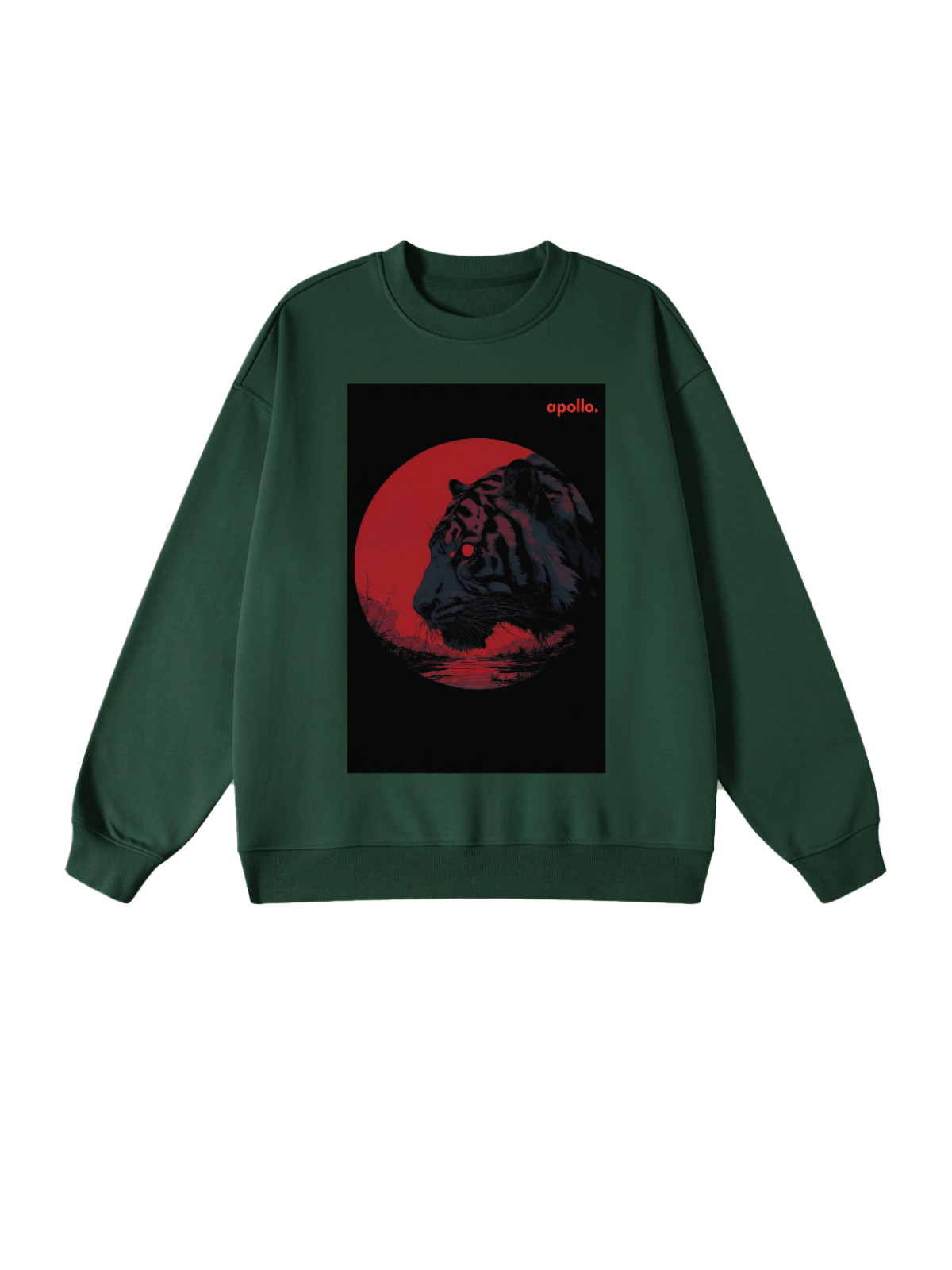 'Face The Tiger Within' Oversized Sweatshirt