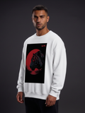 Sweat-shirt oversize « Affronte le tigre qui est en toi »