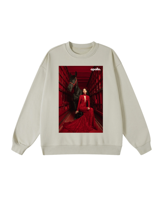 'Designed to Intimidate' Oversized Sweatshirt