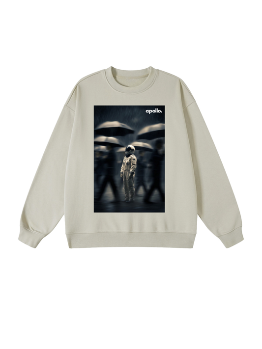 'Grounded in Awareness' Oversized Sweatshirt