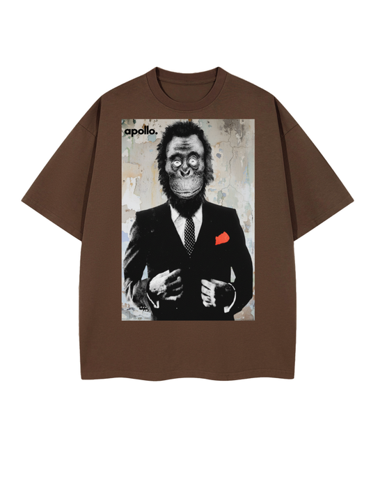 'Monkey Business Only' Oversized T-shirt