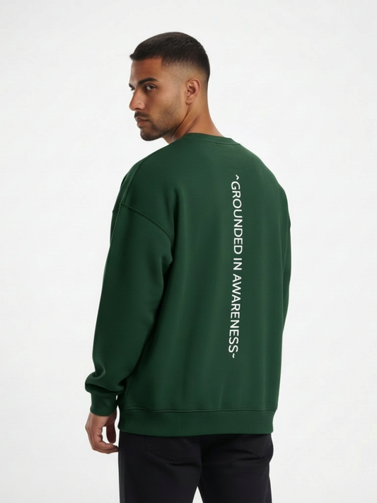 Sweat-shirt oversize « Ancré dans la conscience »