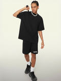 Apollo Black Casual Sweat Shorts