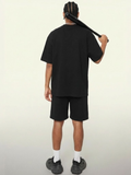 Apollo Black Casual Sweat Shorts