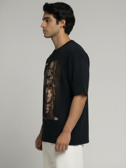 T-shirt oversize « Vous êtes tous illégaux »