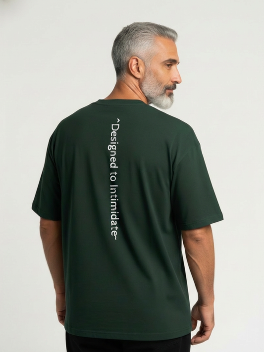 T-shirt oversize « Conçu pour intimider »