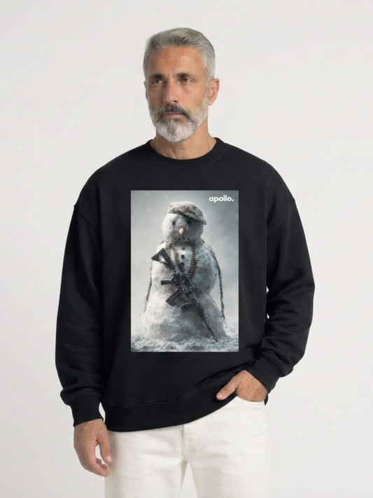 Sweat-shirt oversize « Je te tiens, chérie »