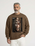 Sweat-shirt oversize « Vous êtes tous illégaux »