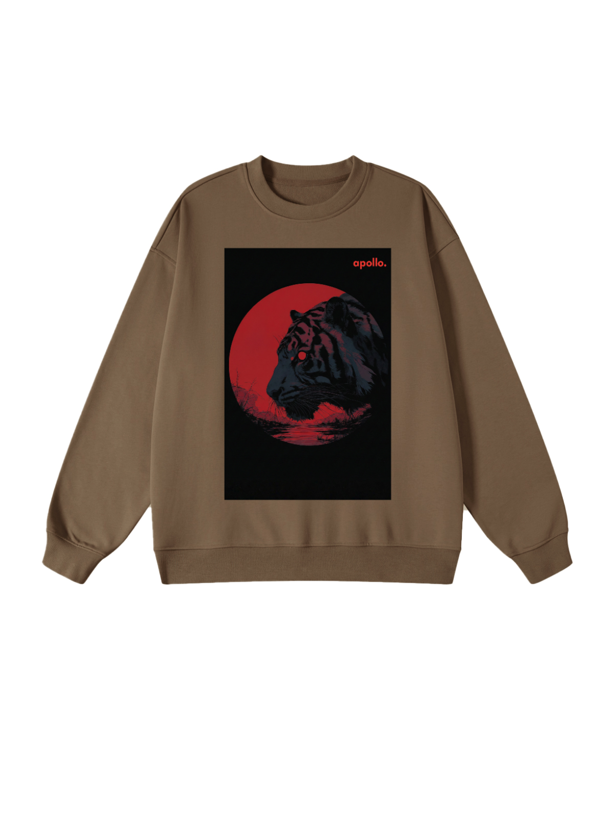'Face The Tiger Within' Oversized Sweatshirt