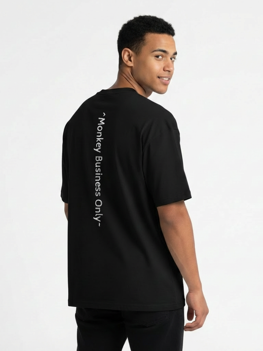 T-shirt oversize « Monkey Business Only »