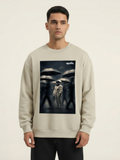 Sweat-shirt oversize « Ancré dans la conscience »