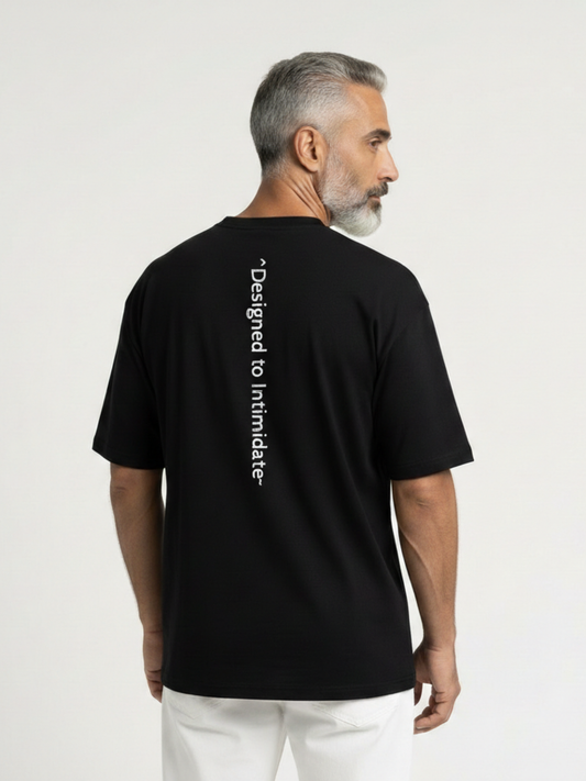 T-shirt oversize « Conçu pour intimider »