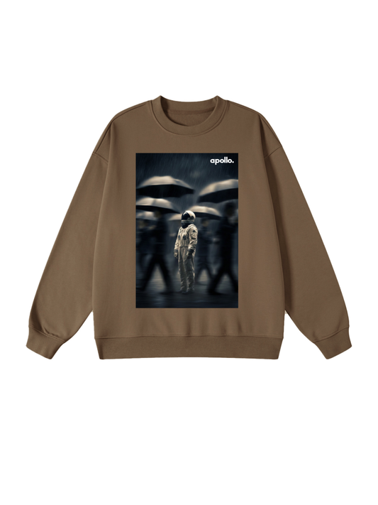 'Grounded in Awareness' Oversized Sweatshirt