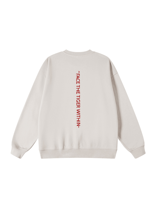 'Face The Tiger Within' Oversized Sweatshirt