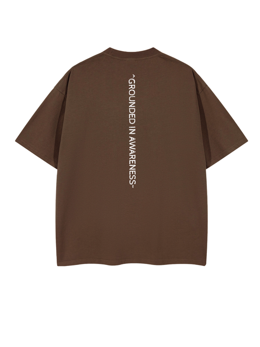 'Grounded In Awareness' Oversized T-shirt