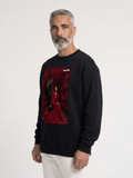 Sweat-shirt oversize « Conçu pour intimider »