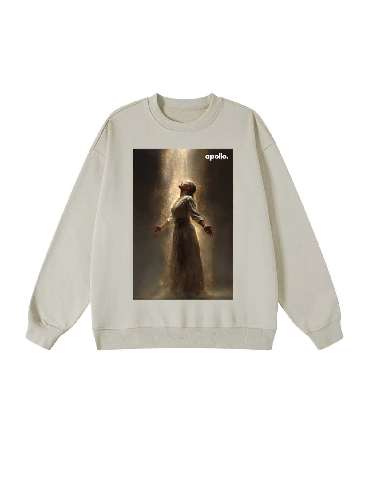 'Connect With The Light' Oversized Sweatshirt