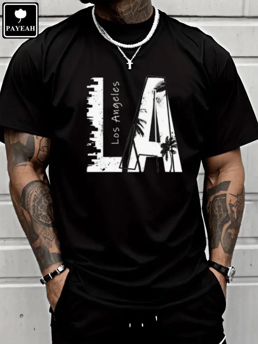 Men's Summer Crewneck T Shirt