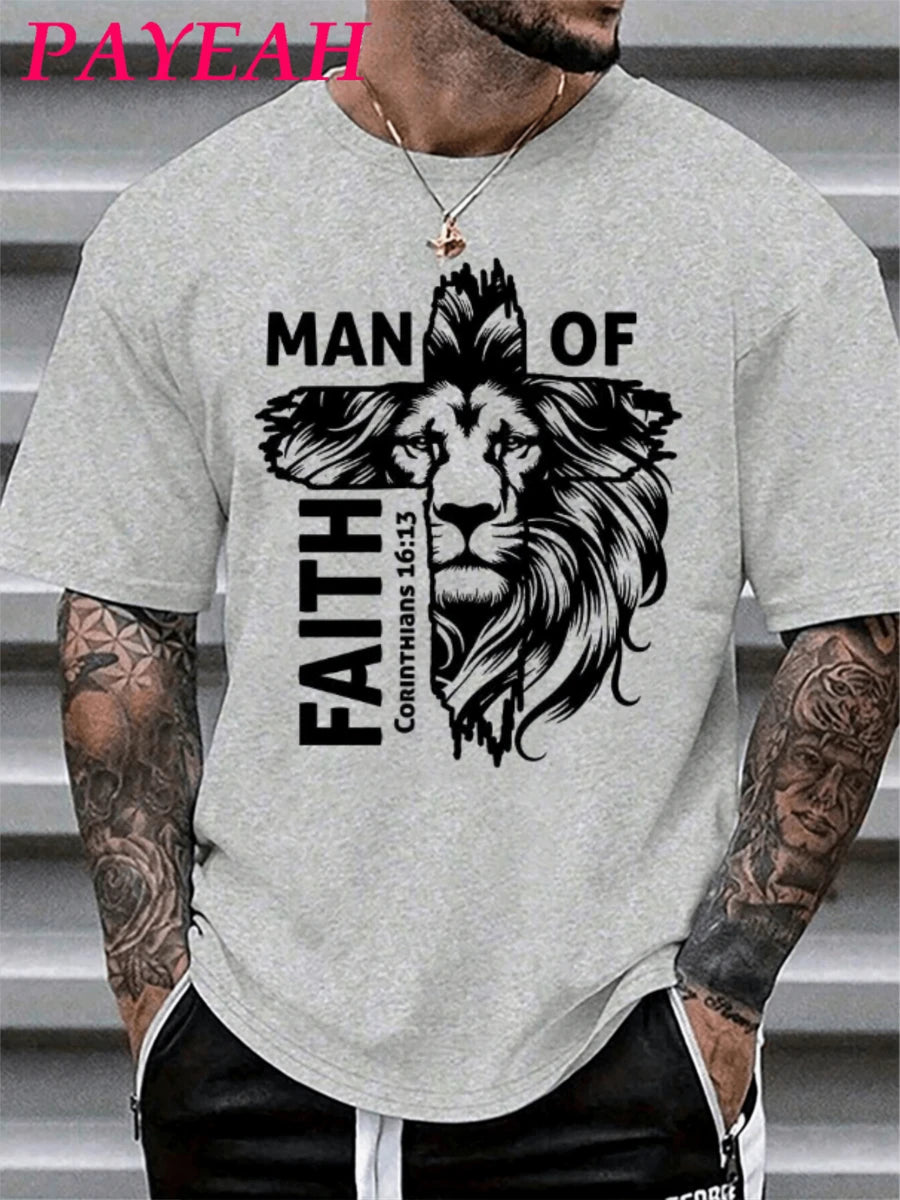 Man Of Faith T-Shirt 100% Cotton