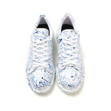 Hand-Painted Customized Sneakers for Men by Apollo Moda | Stardust Sky Blue