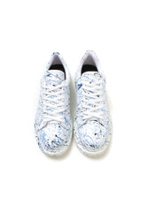 Hand-Painted Customized Sneakers for Men by Apollo Moda | Stardust Sky Blue