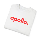 Women's Apollo Moda Red Logo Garment-Dyed T-shirt