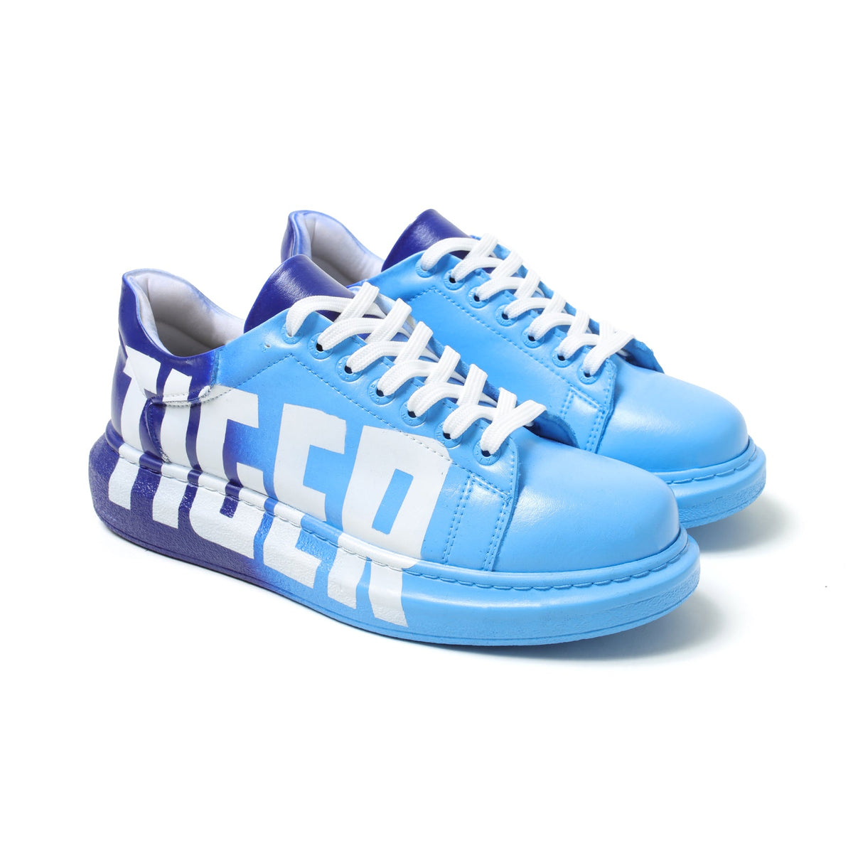 Hand-Painted Customized Sneakers for Women by Apollo Moda | Genova Tiger