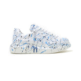 Hand-Painted Customized Sneakers for Men by Apollo Moda | Stardust Sky Blue