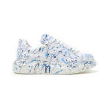 Hand-Painted Customized Sneakers for Men by Apollo Moda | Stardust Sky Blue