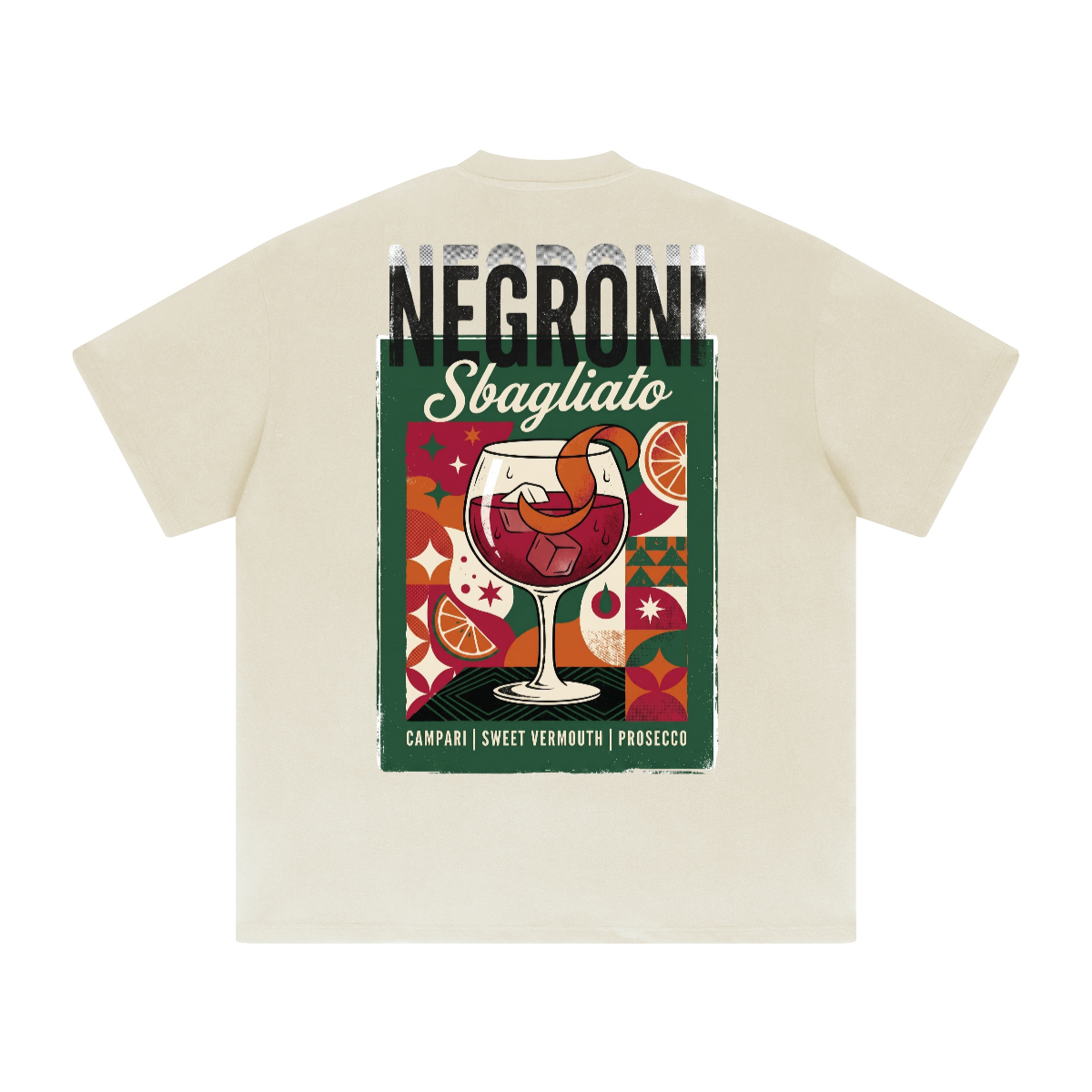 Negroni Sbagliato Oversized Heavyweight Graphic Tee