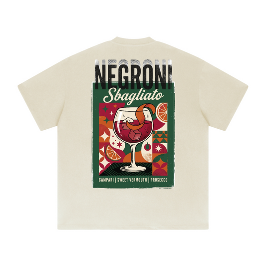 Negroni Sbagliato Oversized Heavyweight Graphic Tee