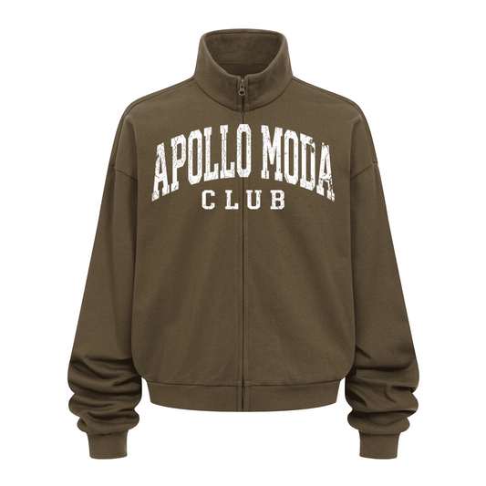 Club Collegiate Oversized Full-Zip Sweatshirt
