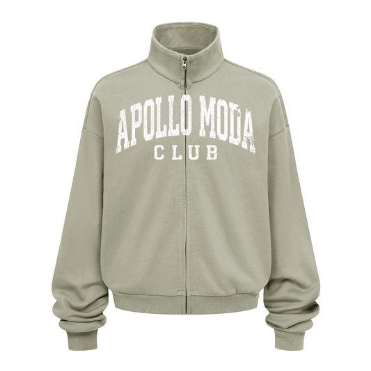 Club Collegiate Oversized Full-Zip Sweatshirt