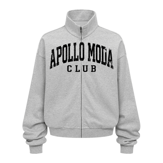 Club Collegiate Oversized Full-Zip Sweatshirt