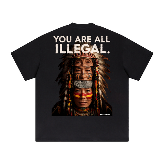 You Are All Illegal Oversized Heavyweight Graphic Tee