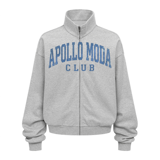 Club Collegiate Oversized Full-Zip Sweatshirt