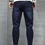 Men Cotton Slant Pocket Jeans